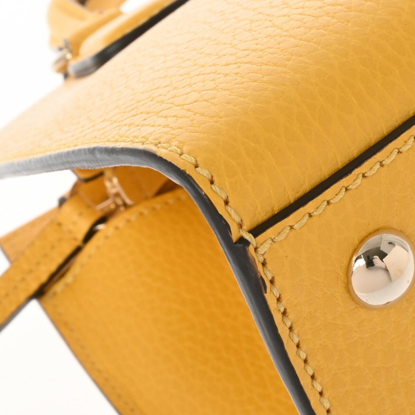 Gucci Yellow Leather Handbag