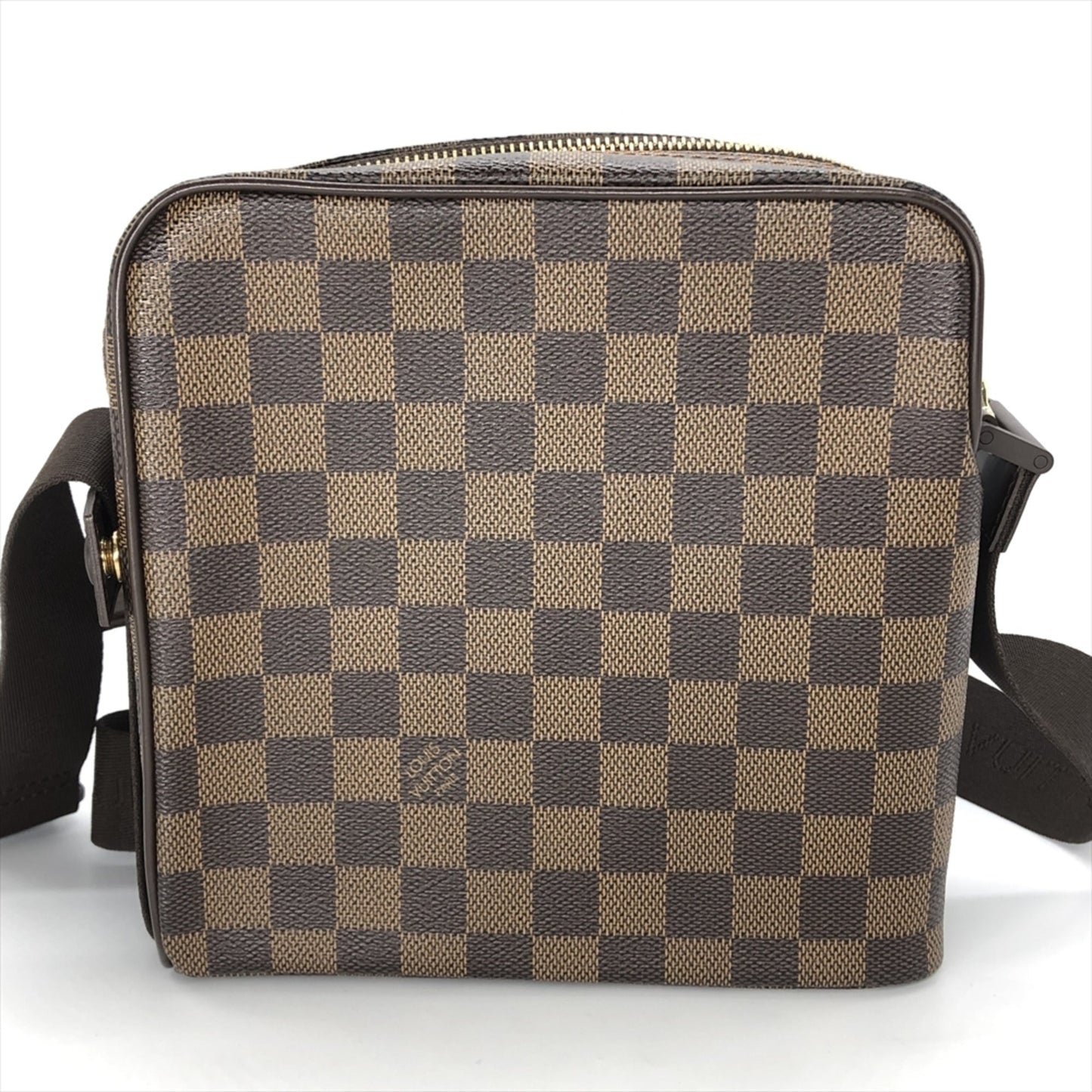 Louis Vuitton Brown Leather Shoulder Bag