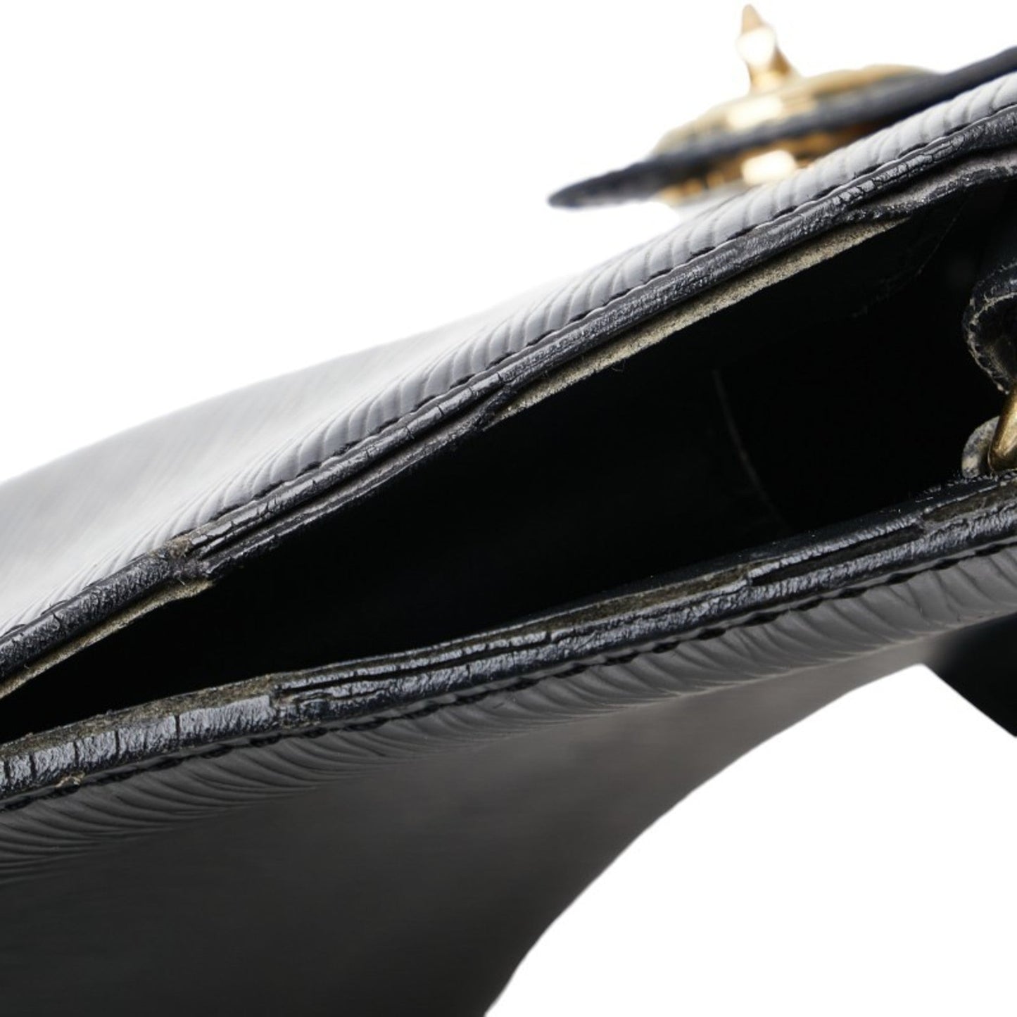 Louis Vuitton Black Noir Leather Shoulder Bag