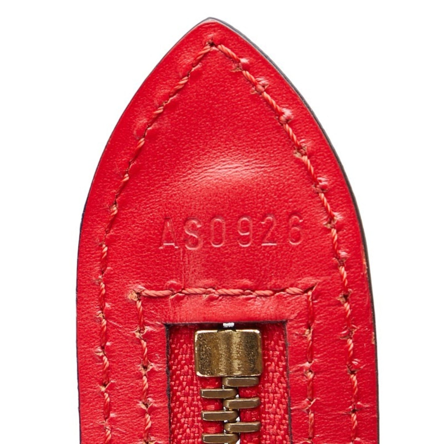 Louis Vuitton Castilian Red Leather Shoulder Bag Tote Bag