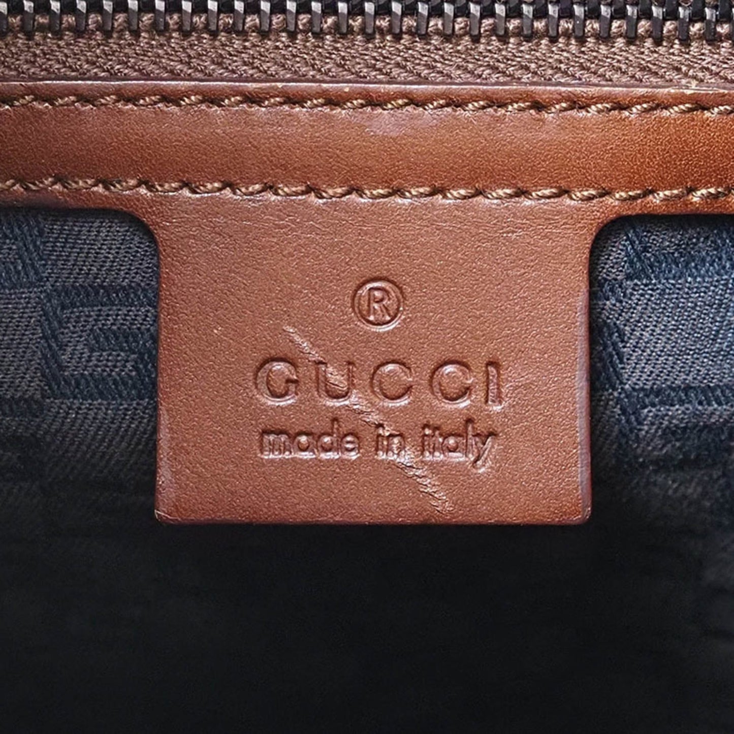 Gucci Brown Leather Handbag