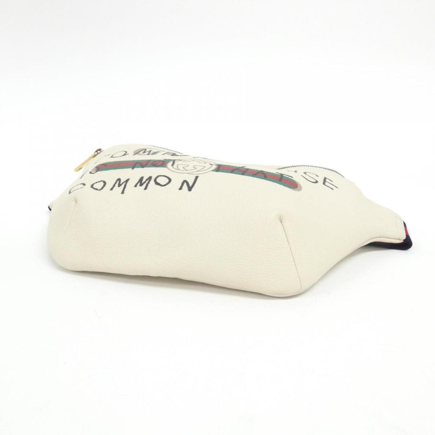 Gucci White Leather Fanny Pack