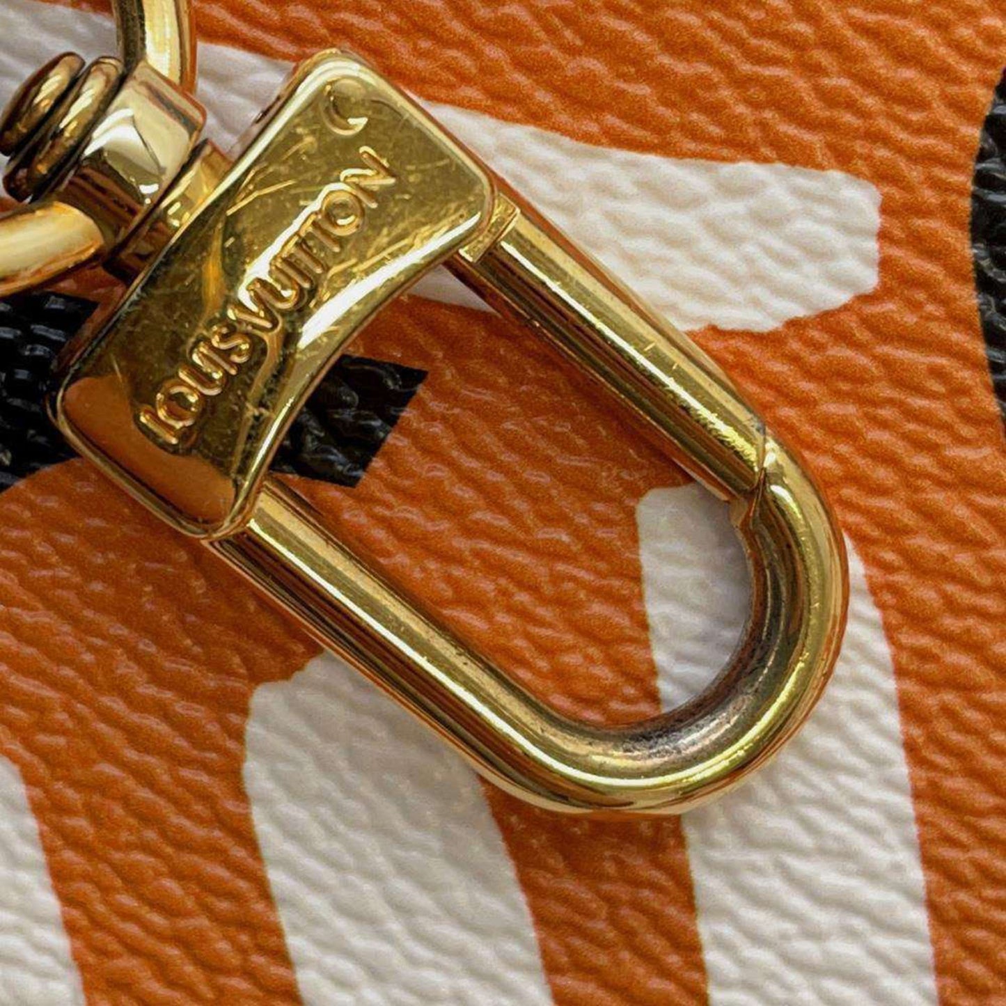 Louis Vuitton Black Brown White Handbag Shoulder Bag