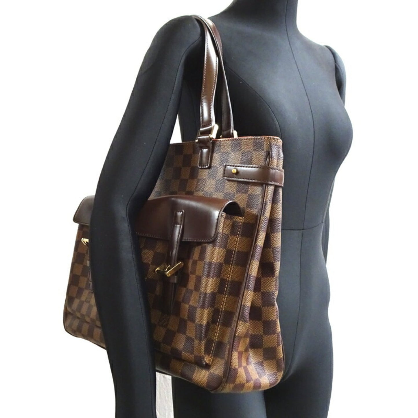 Louis Vuitton Brown Damier Canvas Shoulder Bag