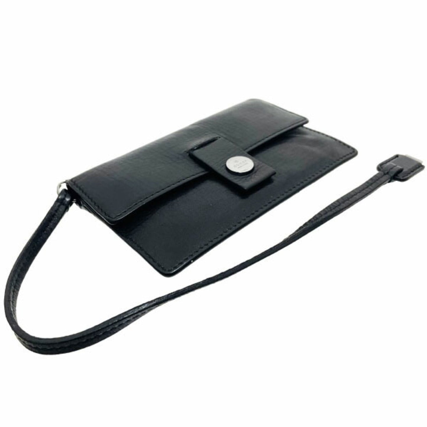 Gucci Black Leather Coin Purse/Coin Case