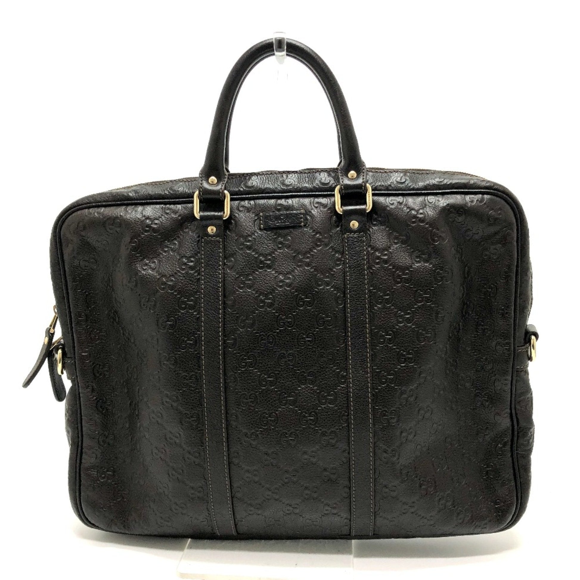 Gucci Brown Leather Briefcase ()