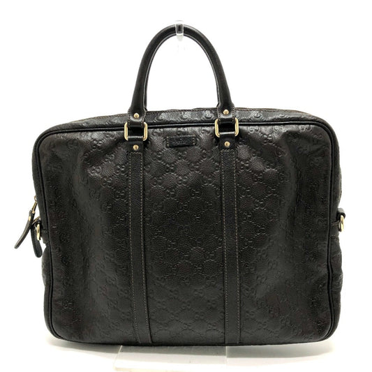 Gucci Brown Leather Briefcase ()