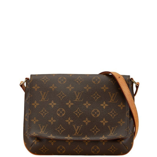 Louis Vuitton Brown Pvc Leather Shoulder Bag ()