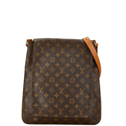 Louis Vuitton Monogram Brown Pvc Leather Shoulder Bag ()