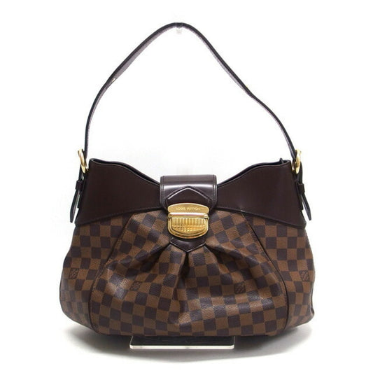 Louis Vuitton Damier Canvas Dark Brown Damier Canvas Leather Shoulder Bag ()