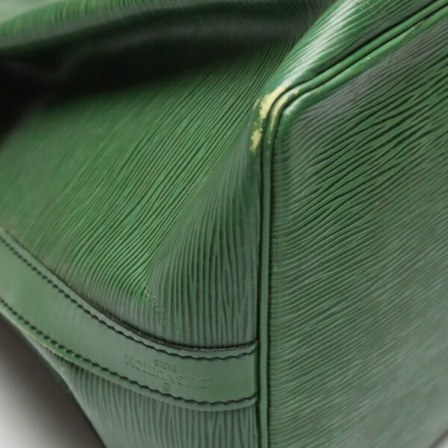 Louis Vuitton Borneo Green Epi Leather Shoulder Bag