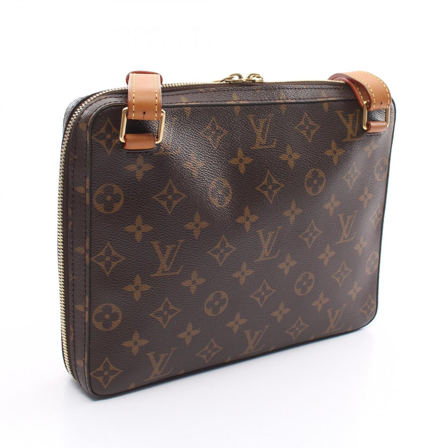 Louis Vuitton Brown Monogram Monogram Leather Shoulder Bag