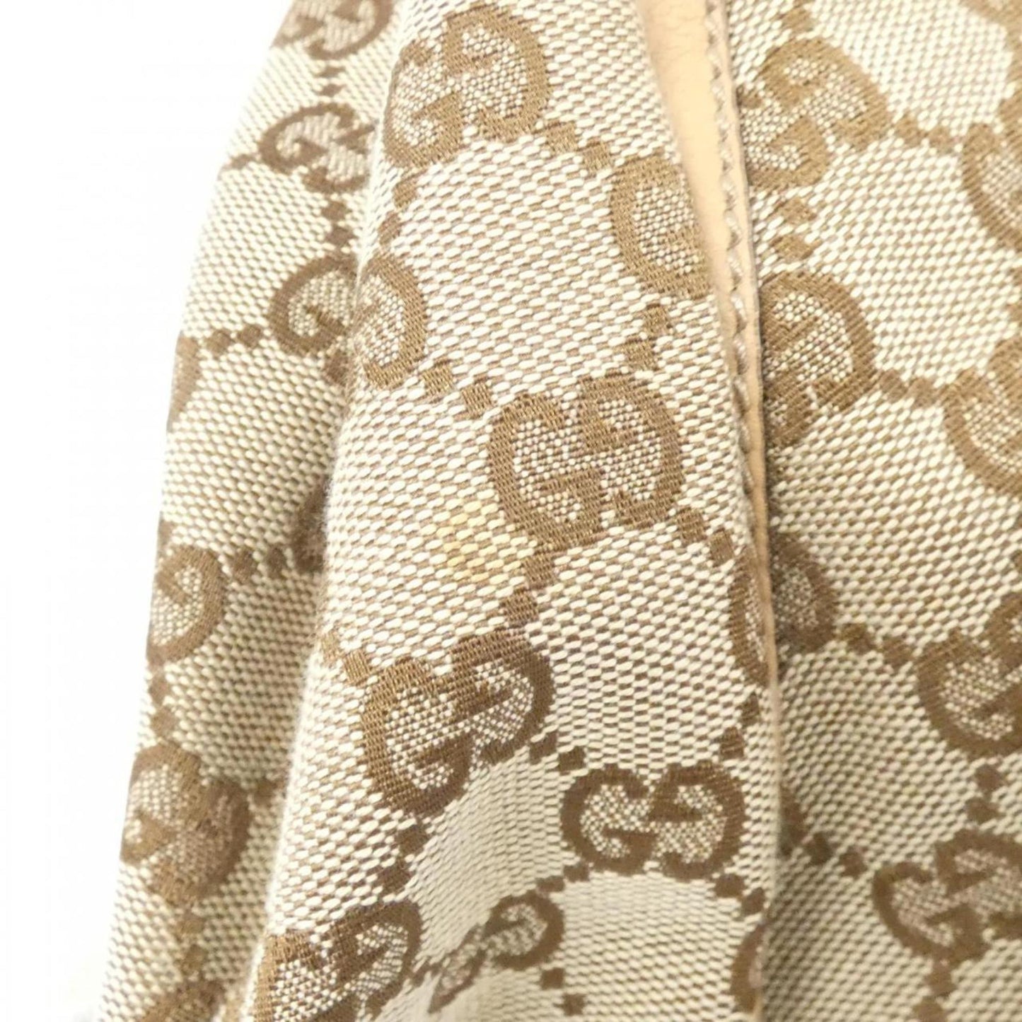 Gucci Gg Canvas Beige Gg Canvas Shoulder Bag