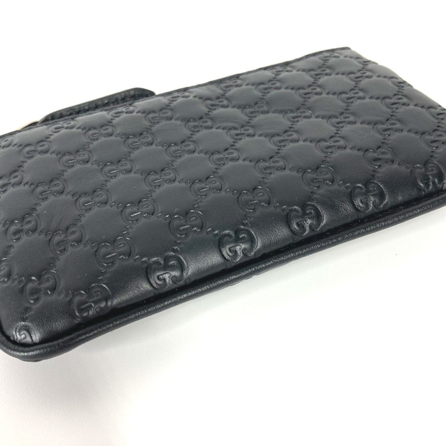 Gucci Black Leather Coin Purse/Coin Case