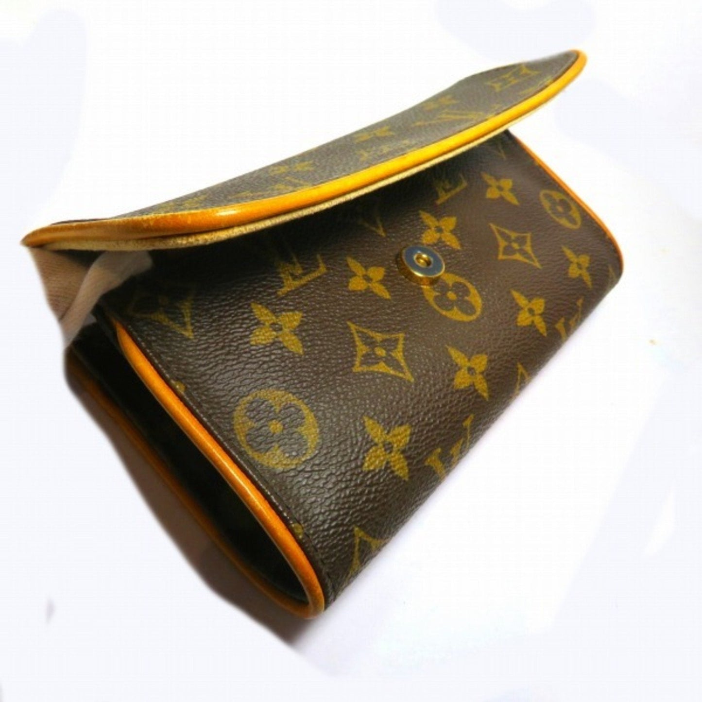 Louis Vuitton Brown Clutch Bag Pochette Shoulder Bag