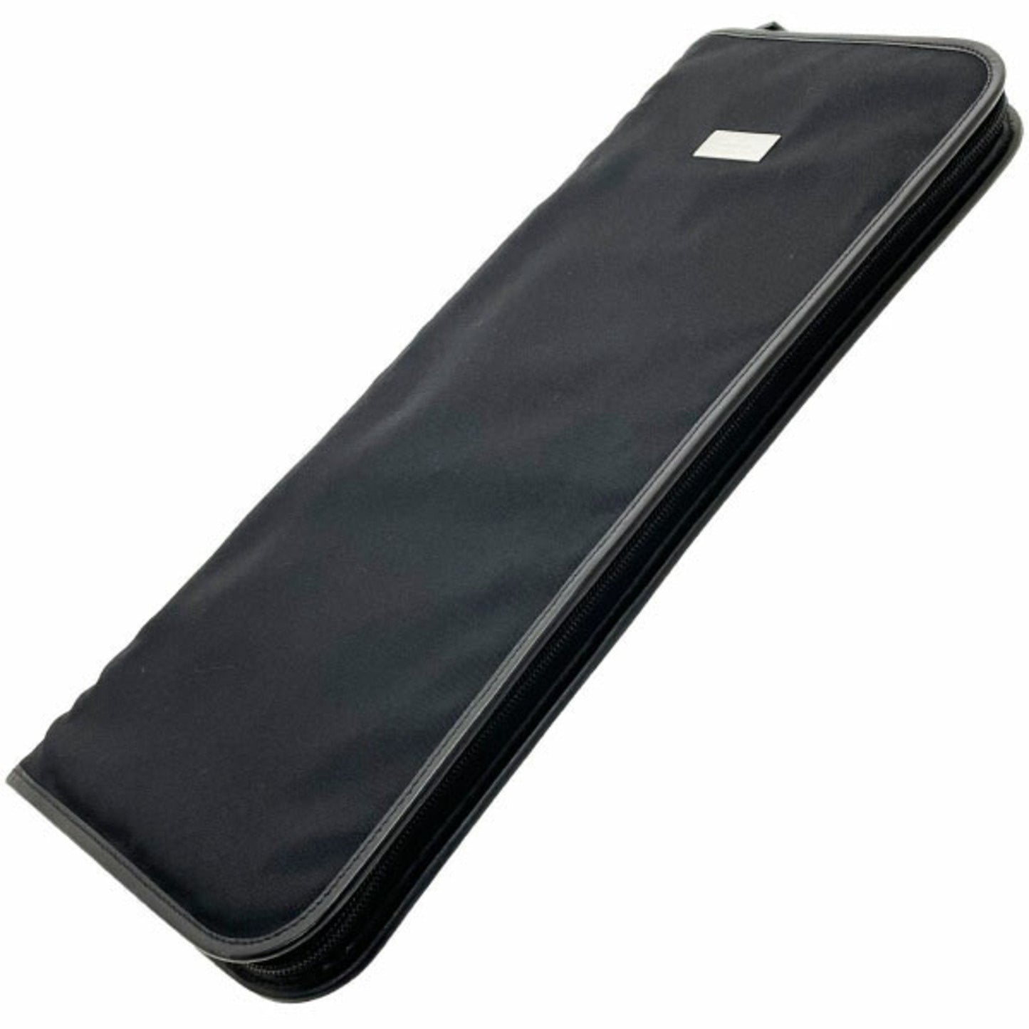 Gucci Black Nylon Leather Pouch