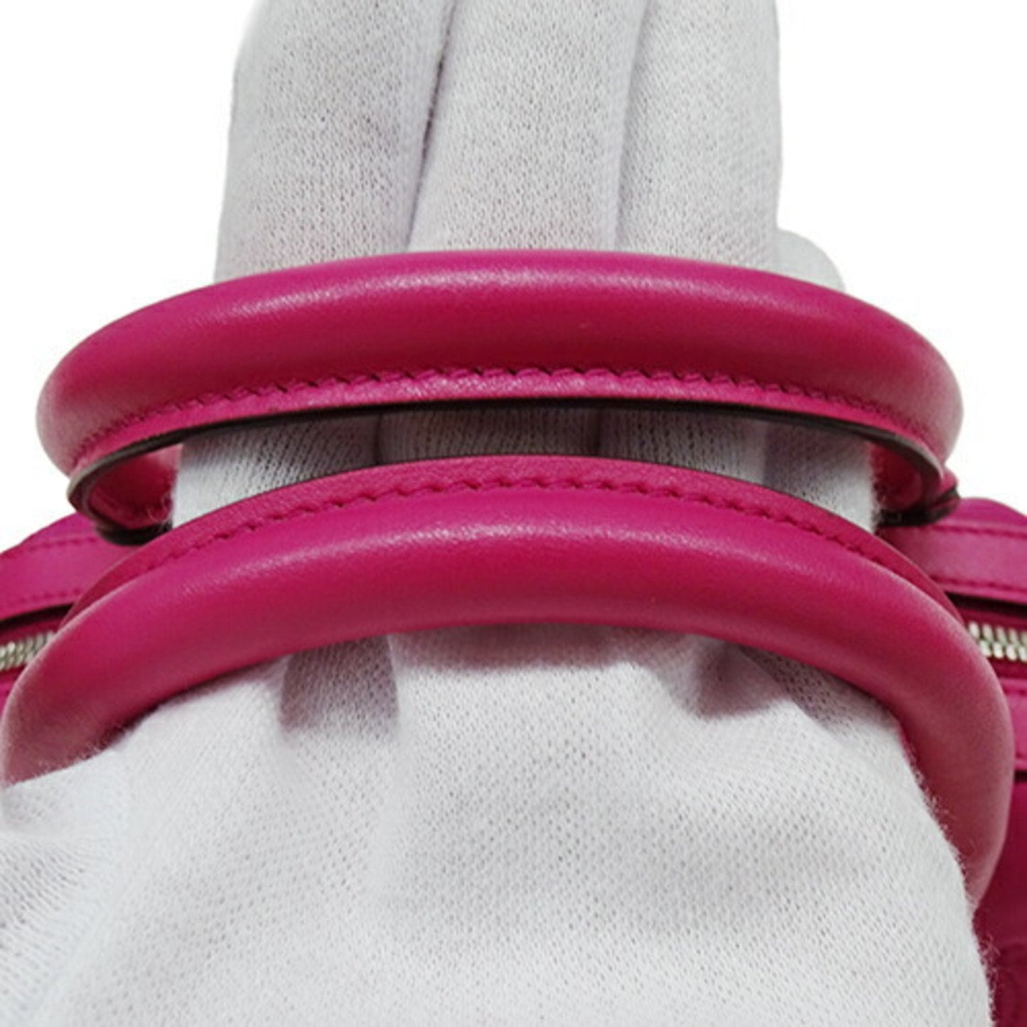 Gucci Pink Nylon Leather Handbag Shoulder Bag