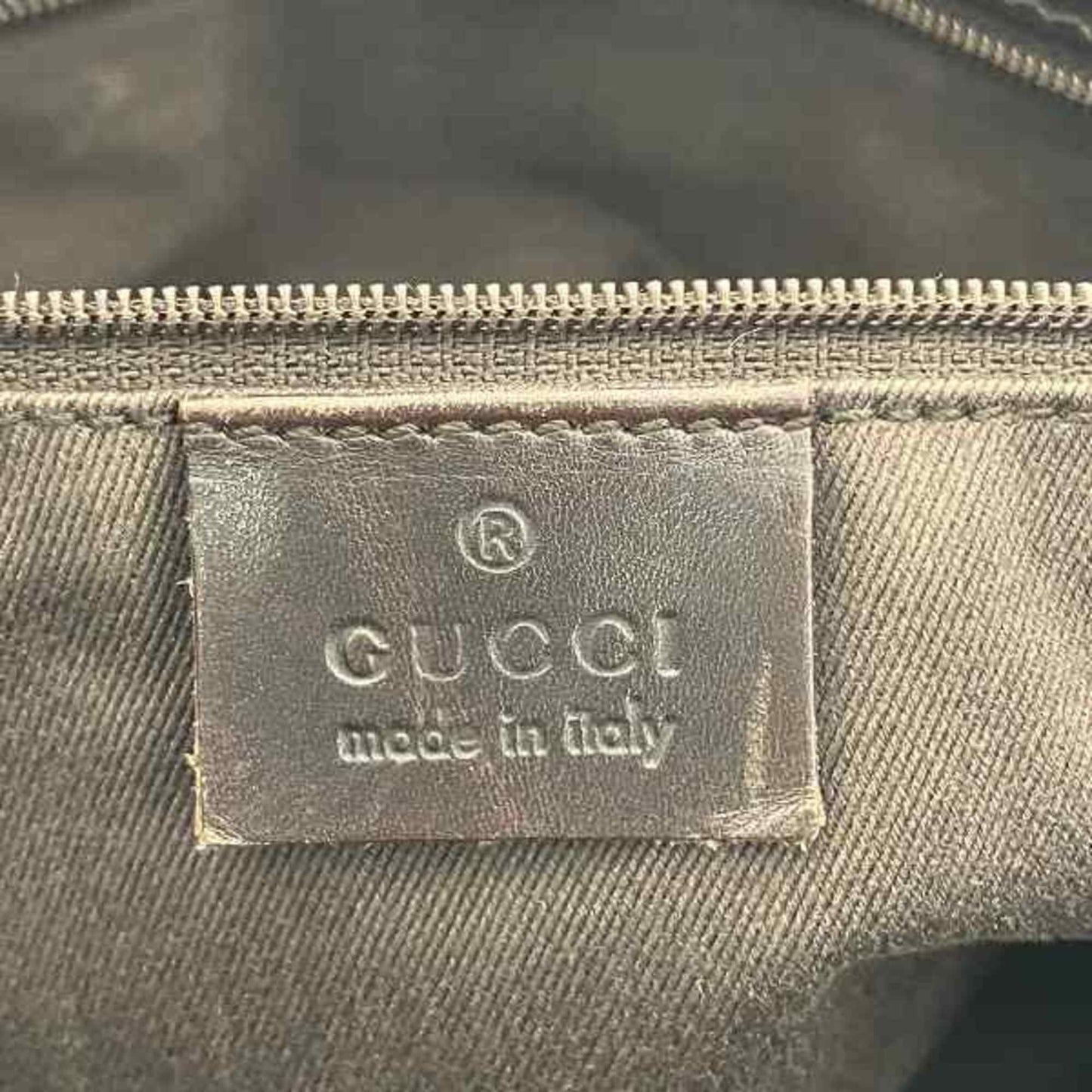 Gucci Gg Canvas Brown Canvas Leather Handbag