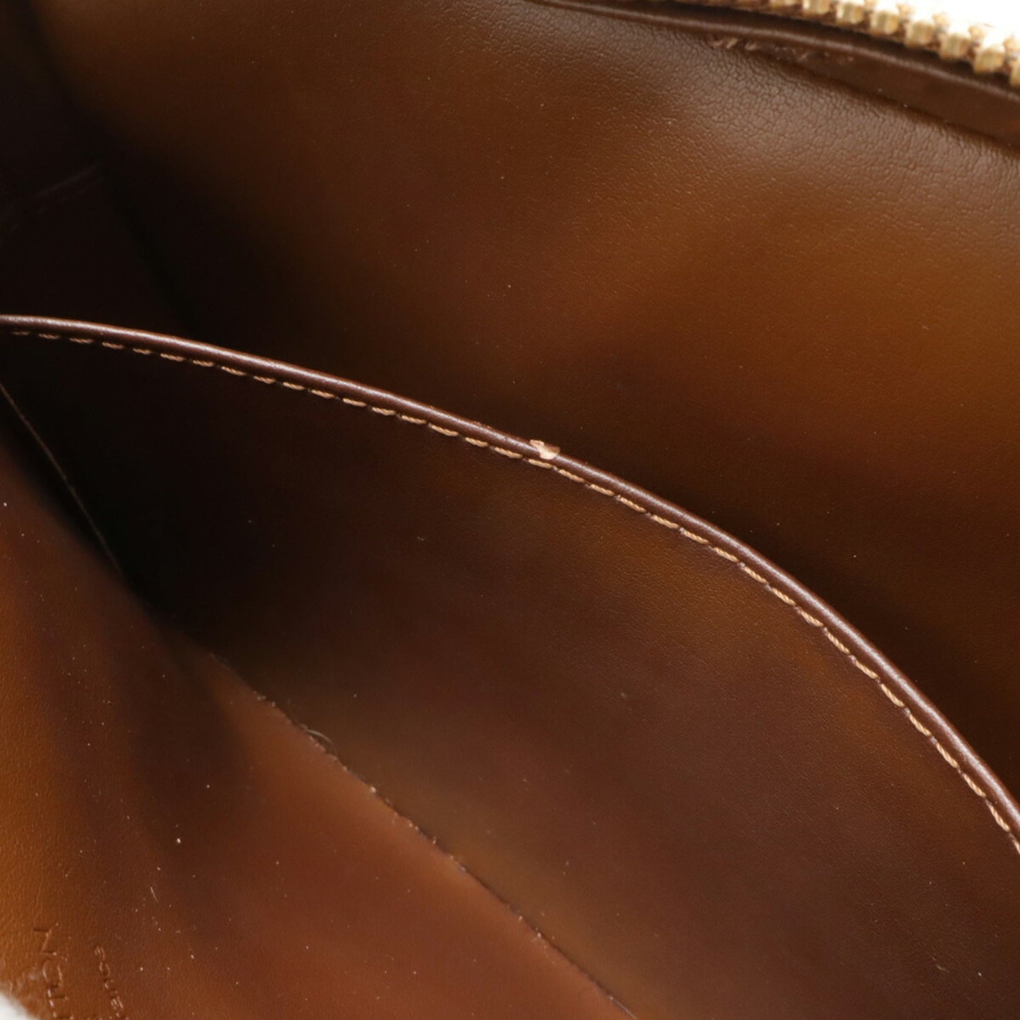 Louis Vuitton Bronze Leather Shoulder Bag