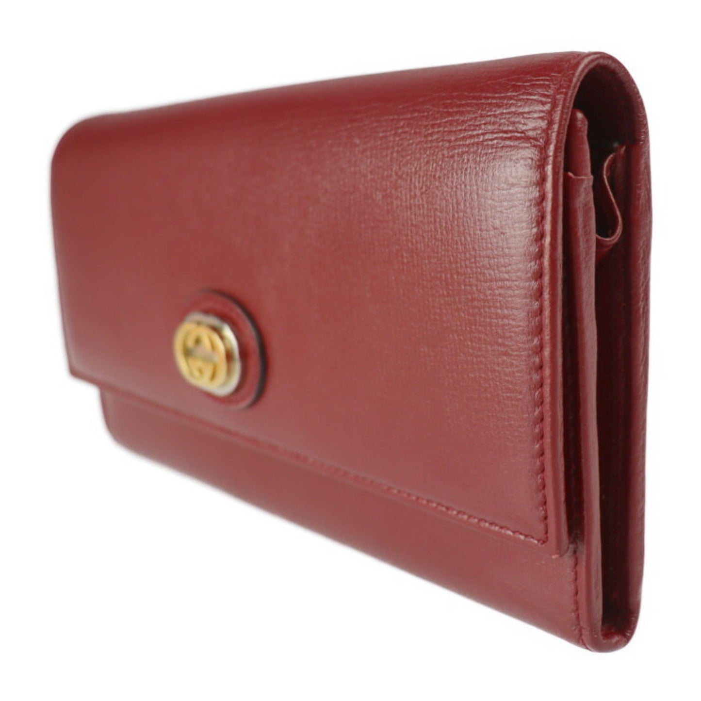 Gucci Bordeaux Red Color Wallet (Bi-Fold)