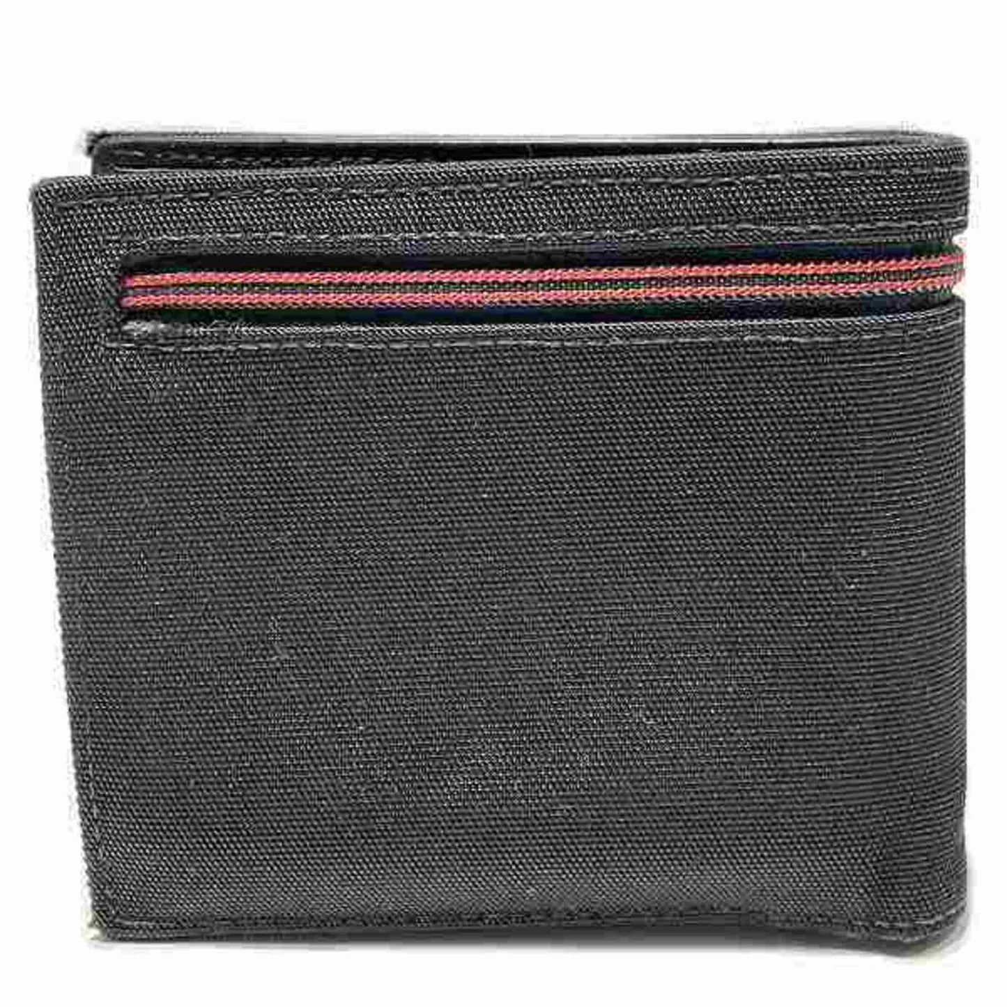 Gucci Black Canvas Leather Wallet (Bi-Fold)