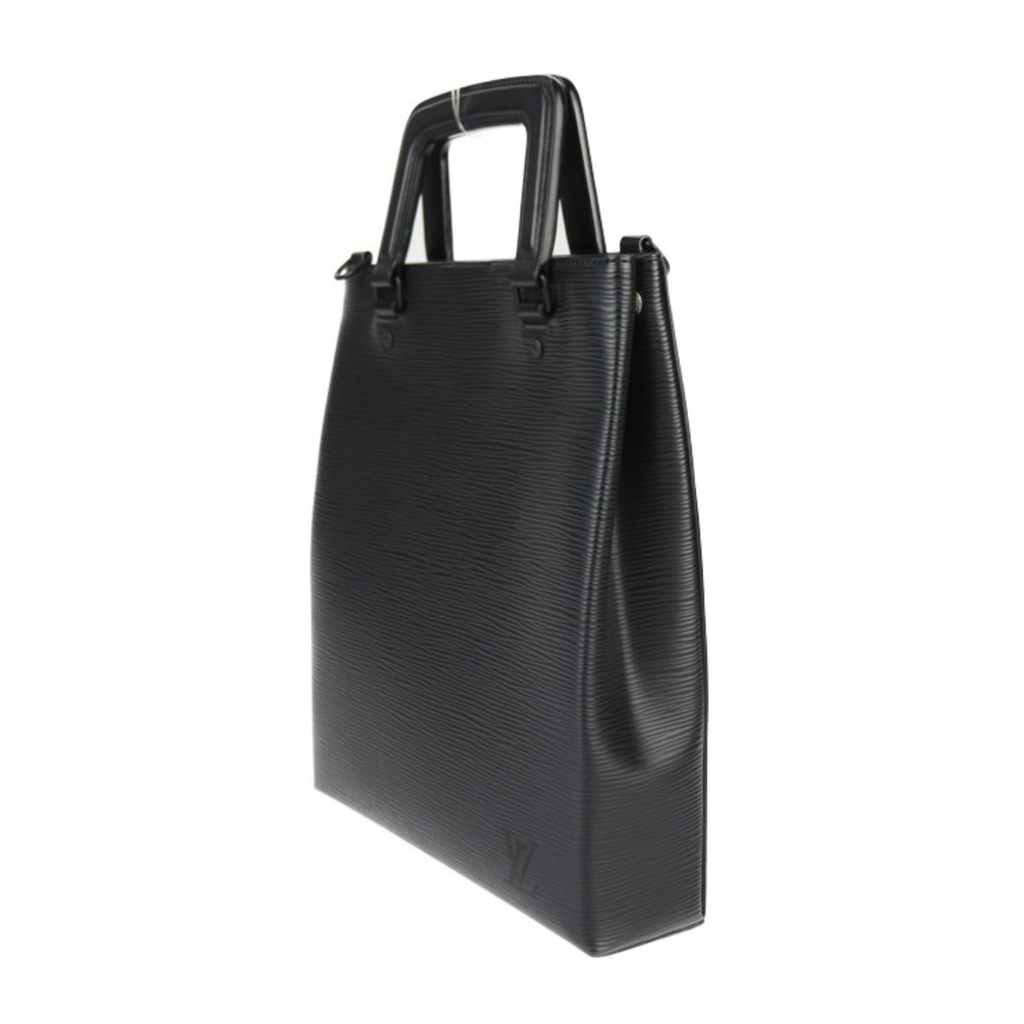 Louis Vuitton Black Epi Leather Handbag Shoulder Bag Tote Bag