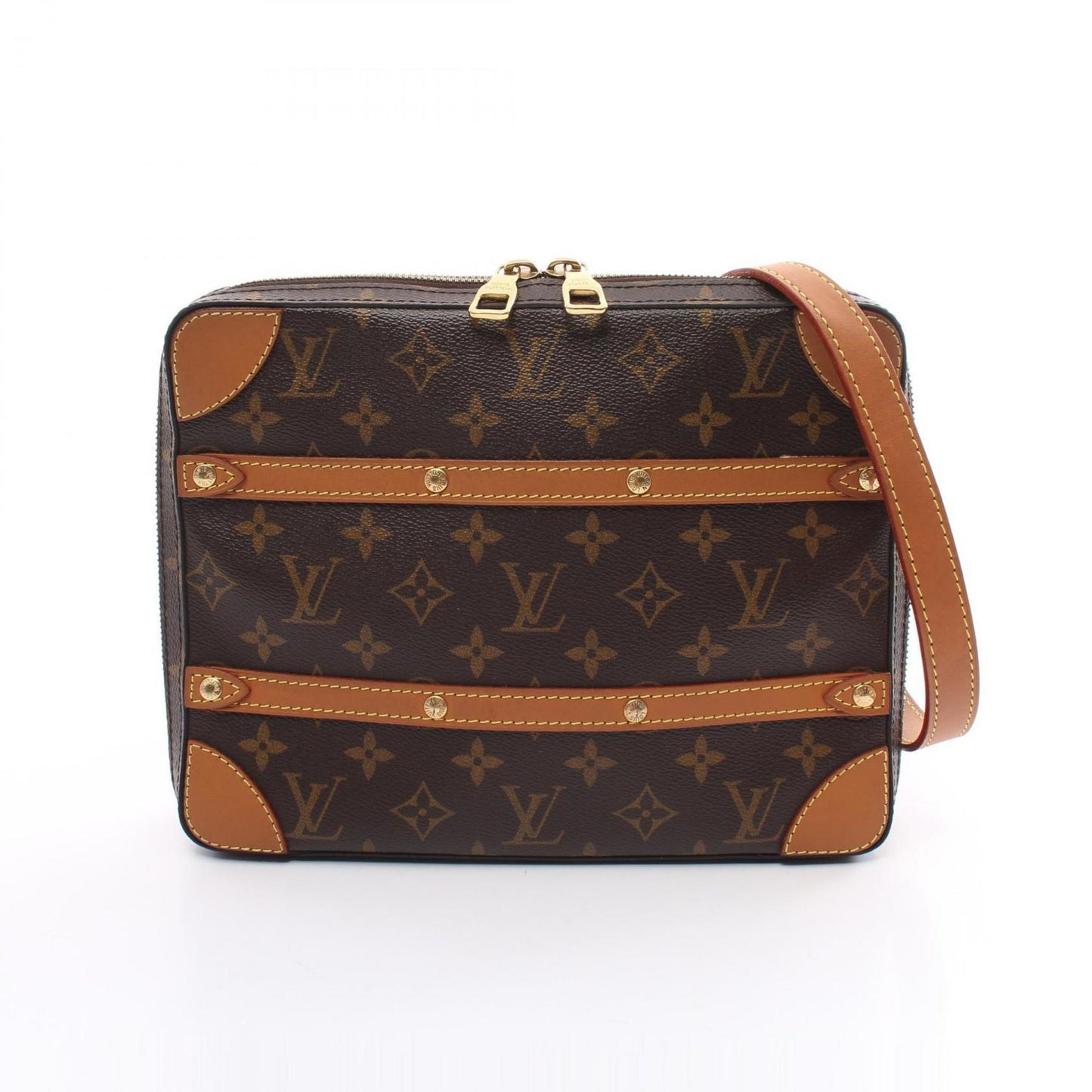 Louis Vuitton Brown Monogram Monogram Leather Shoulder Bag