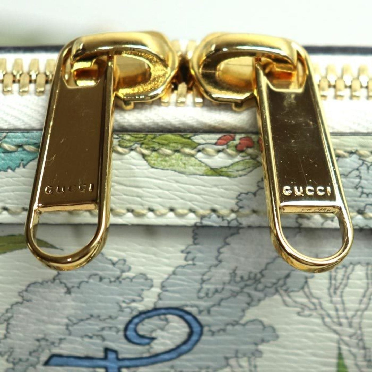 Gucci Horsebit Multi-Color White Leather Shoulder Bag