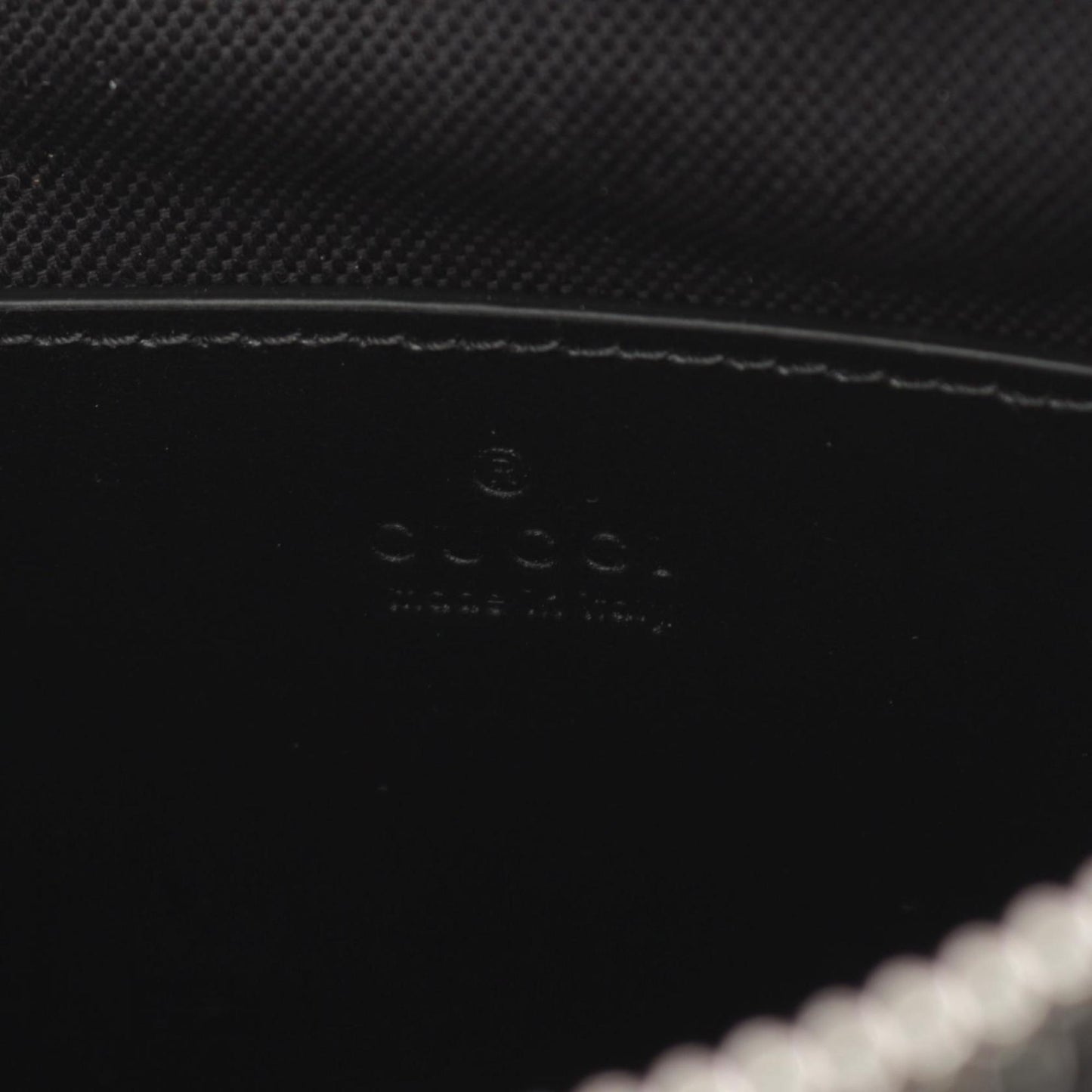 Gucci Black Pvc Coated Canvas Leather Shoulder Bag