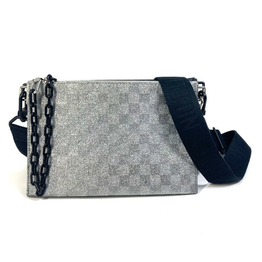 Louis Vuitton Silver Leather Shoulder Bag ()