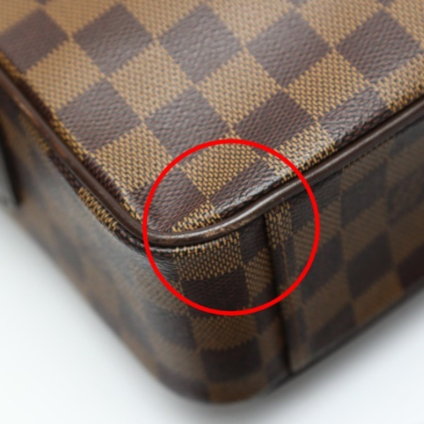 Louis Vuitton Damier Brown Damier Canvas Shoulder Bag