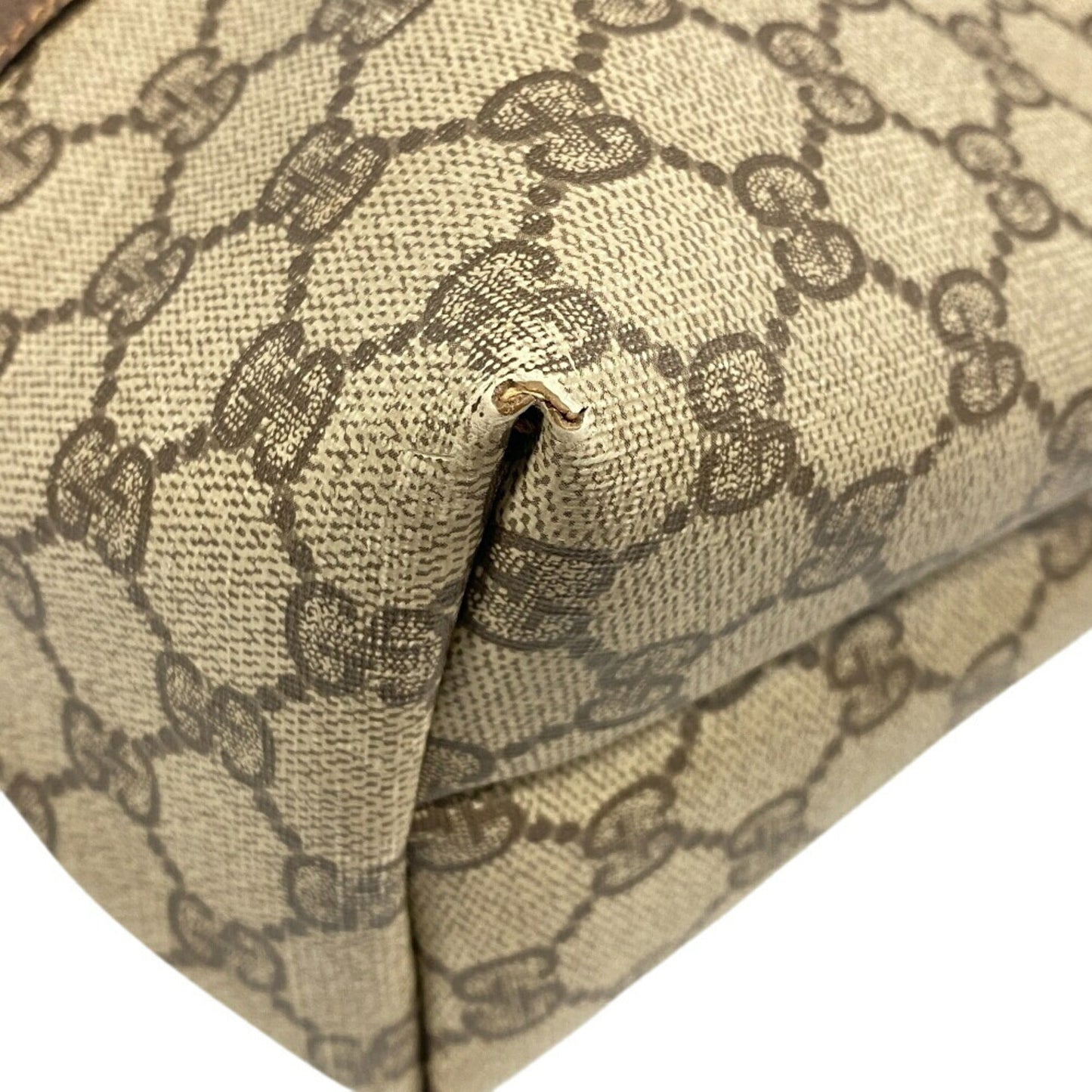 Gucci Brown Gg Supreme Tote Bag