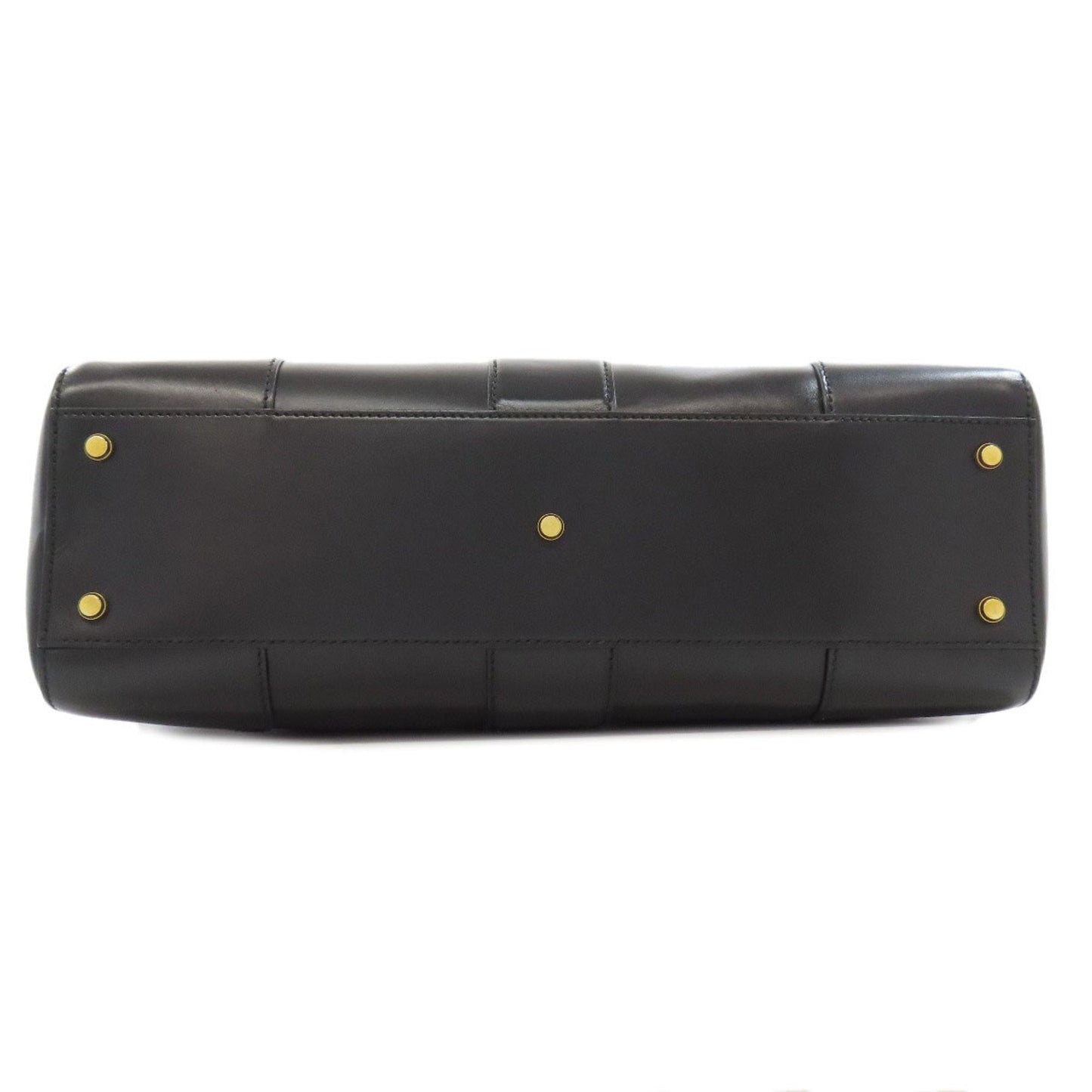 Gucci Black Leather Tote Bag
