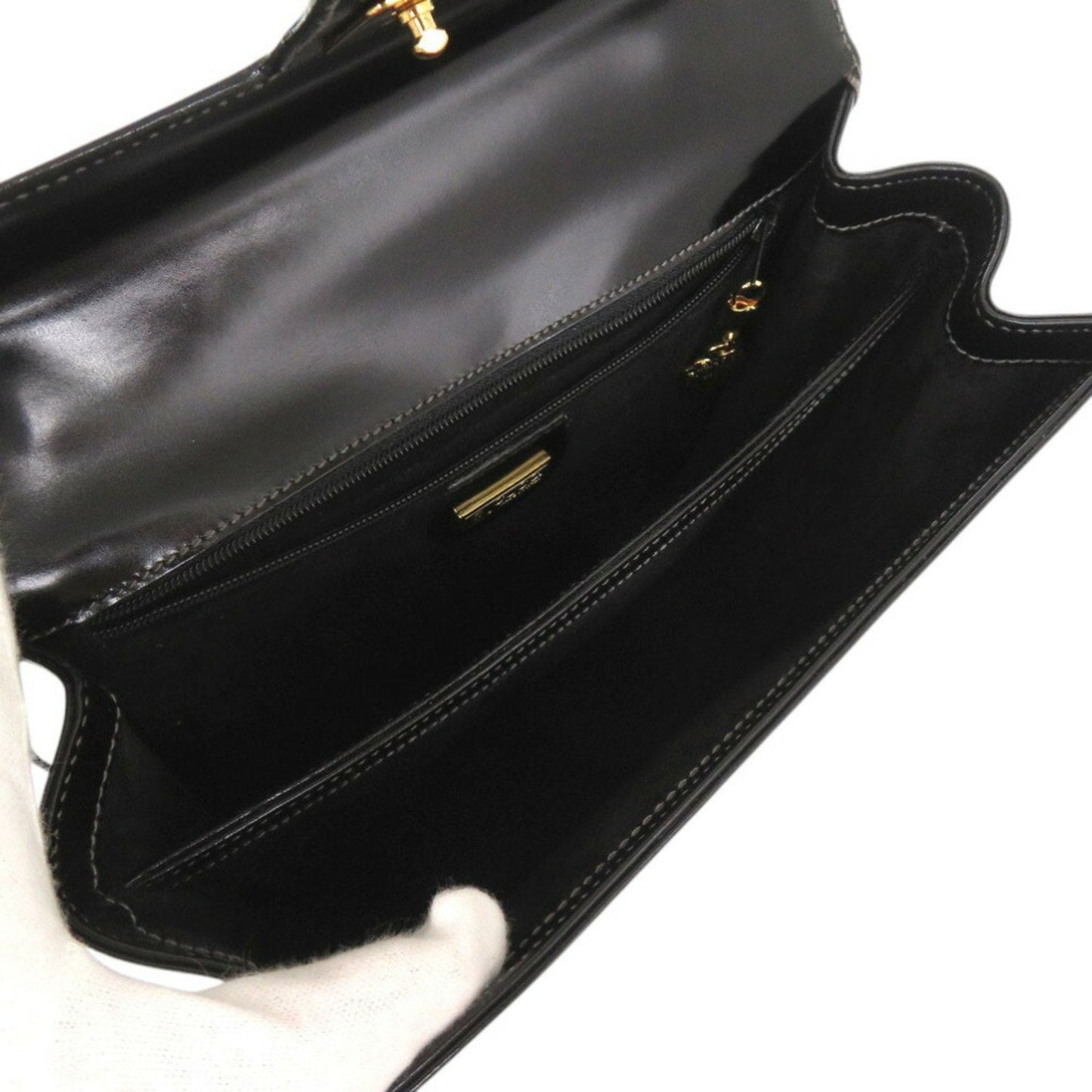 Gucci Black Leather Handbag