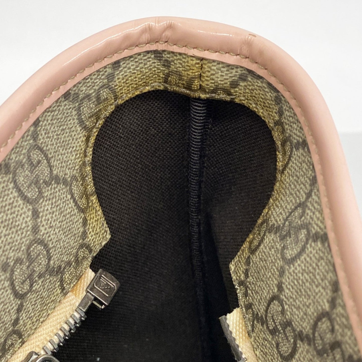 Gucci Brown Pink Pvc Tote Bag