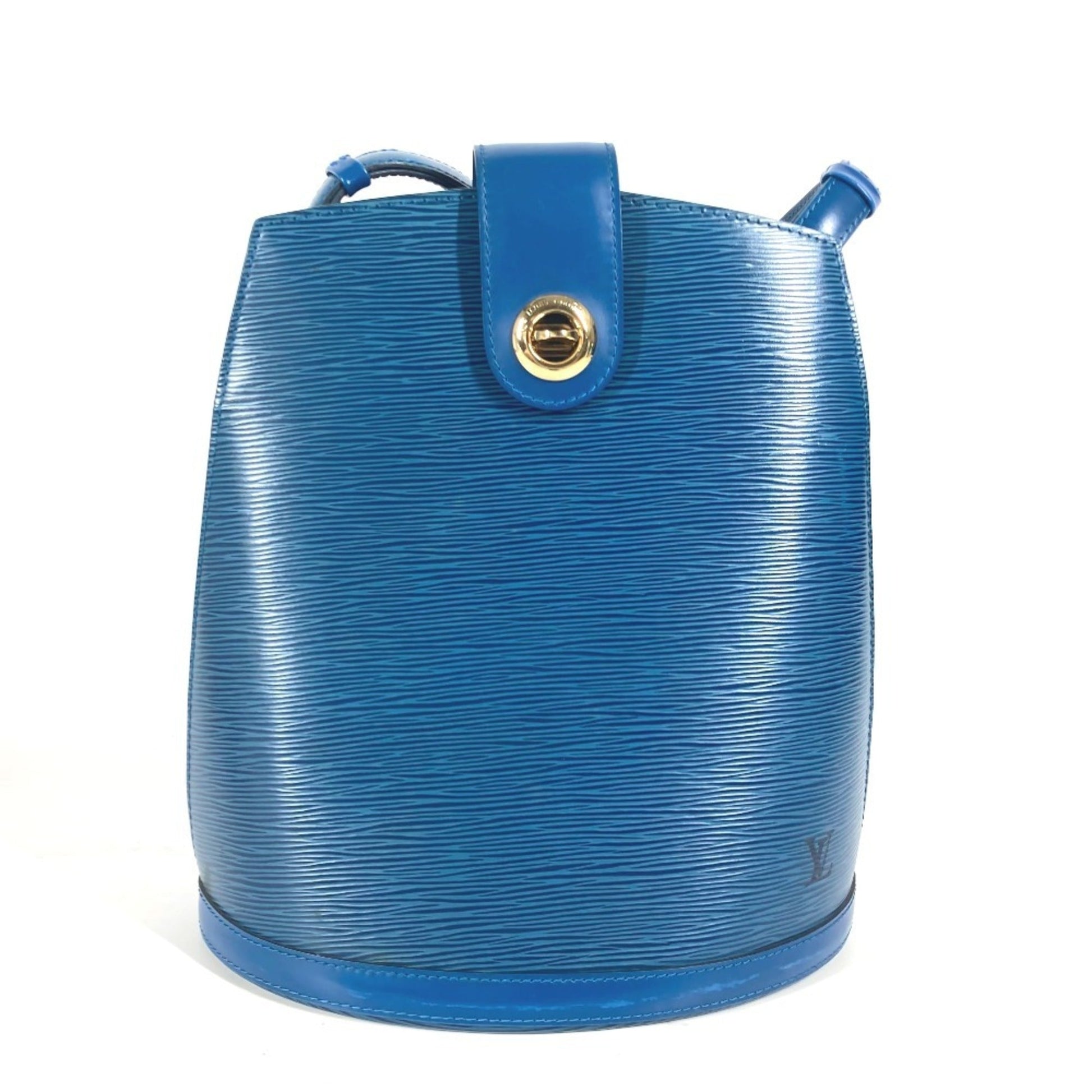 Louis Vuitton Blue Toledo Blue Epi Leather Shoulder Bag ()