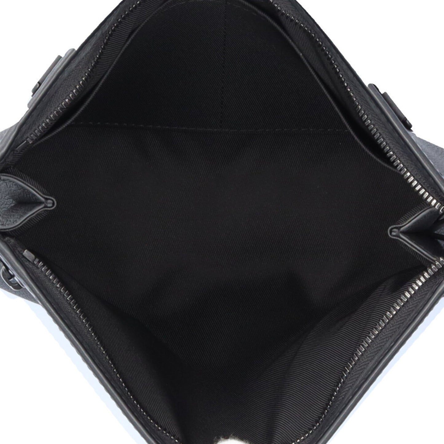 Louis Vuitton Black Leather Shoulder Bag