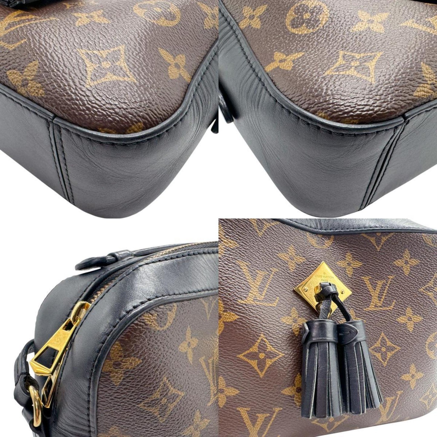 Louis Vuitton Noir Monogram Shoulder Bag