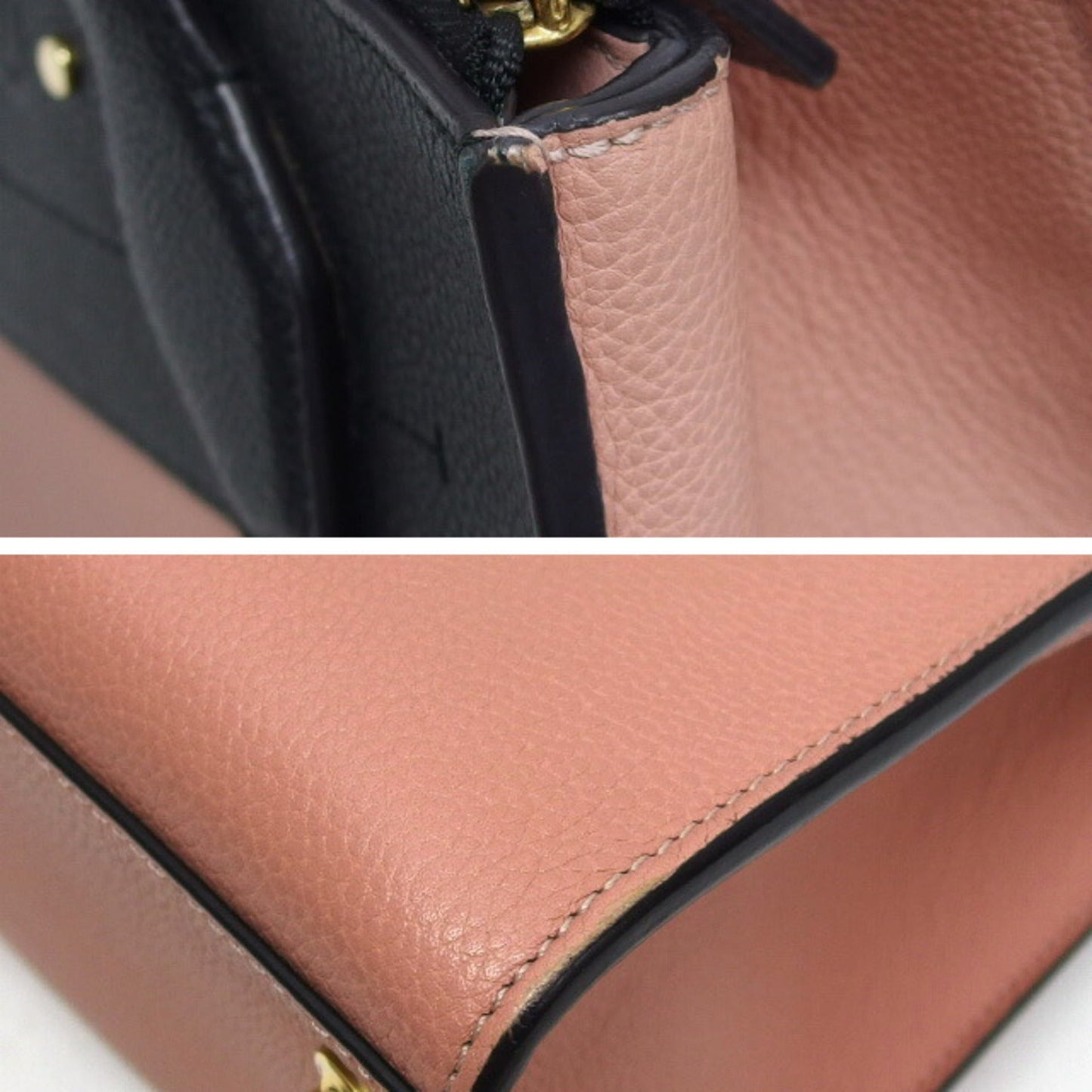 Louis Vuitton Magnolia Noir Leather Handbag Shoulder Bag