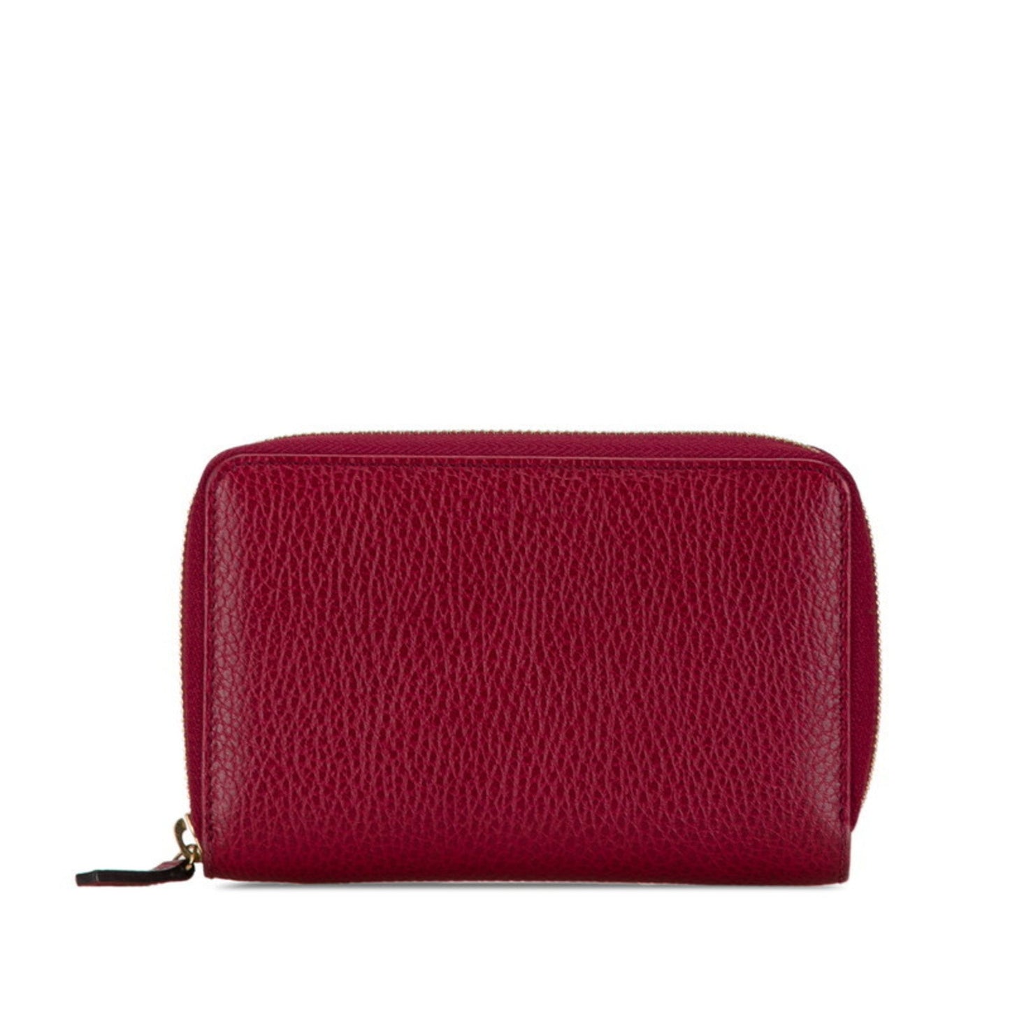 Gucci Wine Leather Long Wallet (Bi-Fold) ()