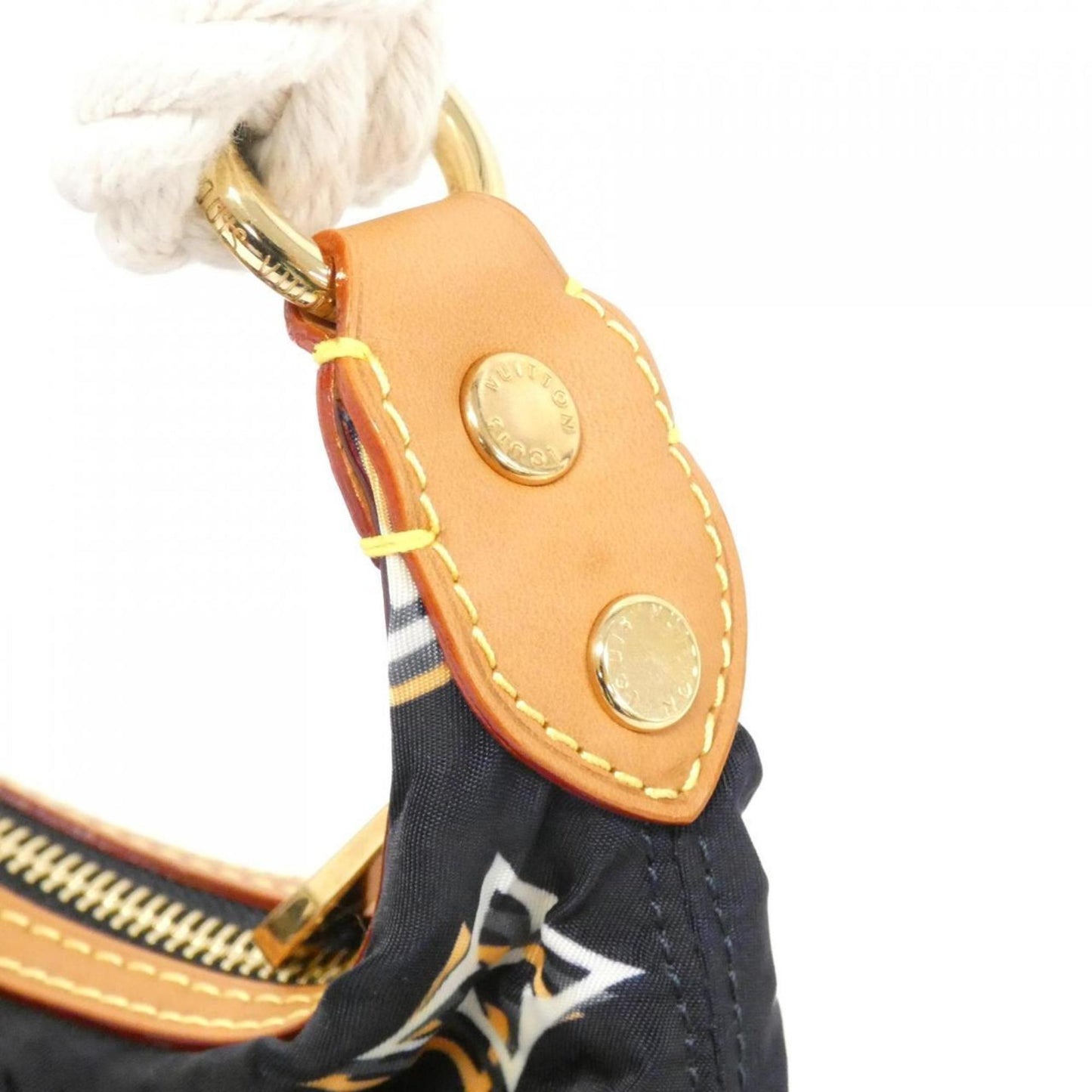 Louis Vuitton Black Blue Marine Nylon Shoulder Bag