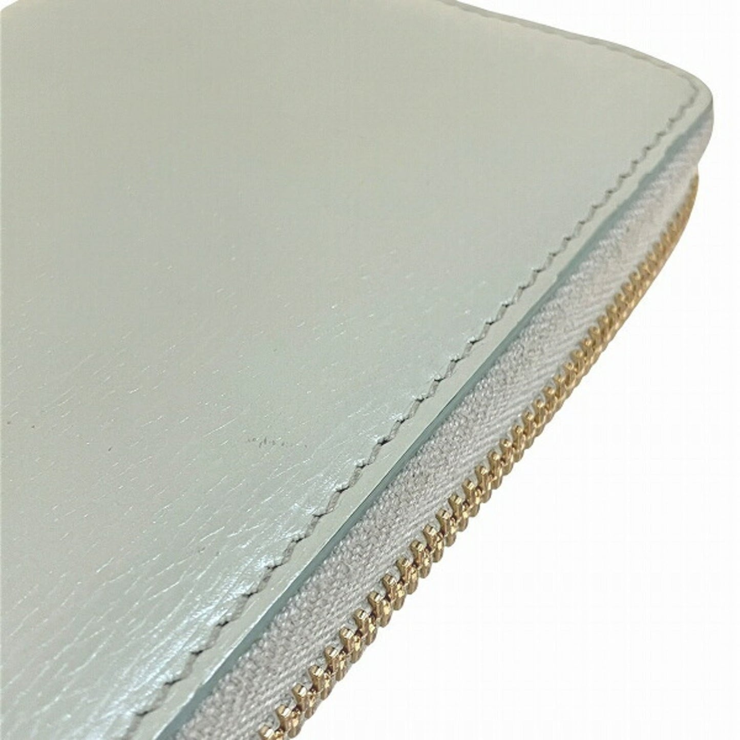 Gucci Pale Green Leather Long Wallet (Bi-Fold)