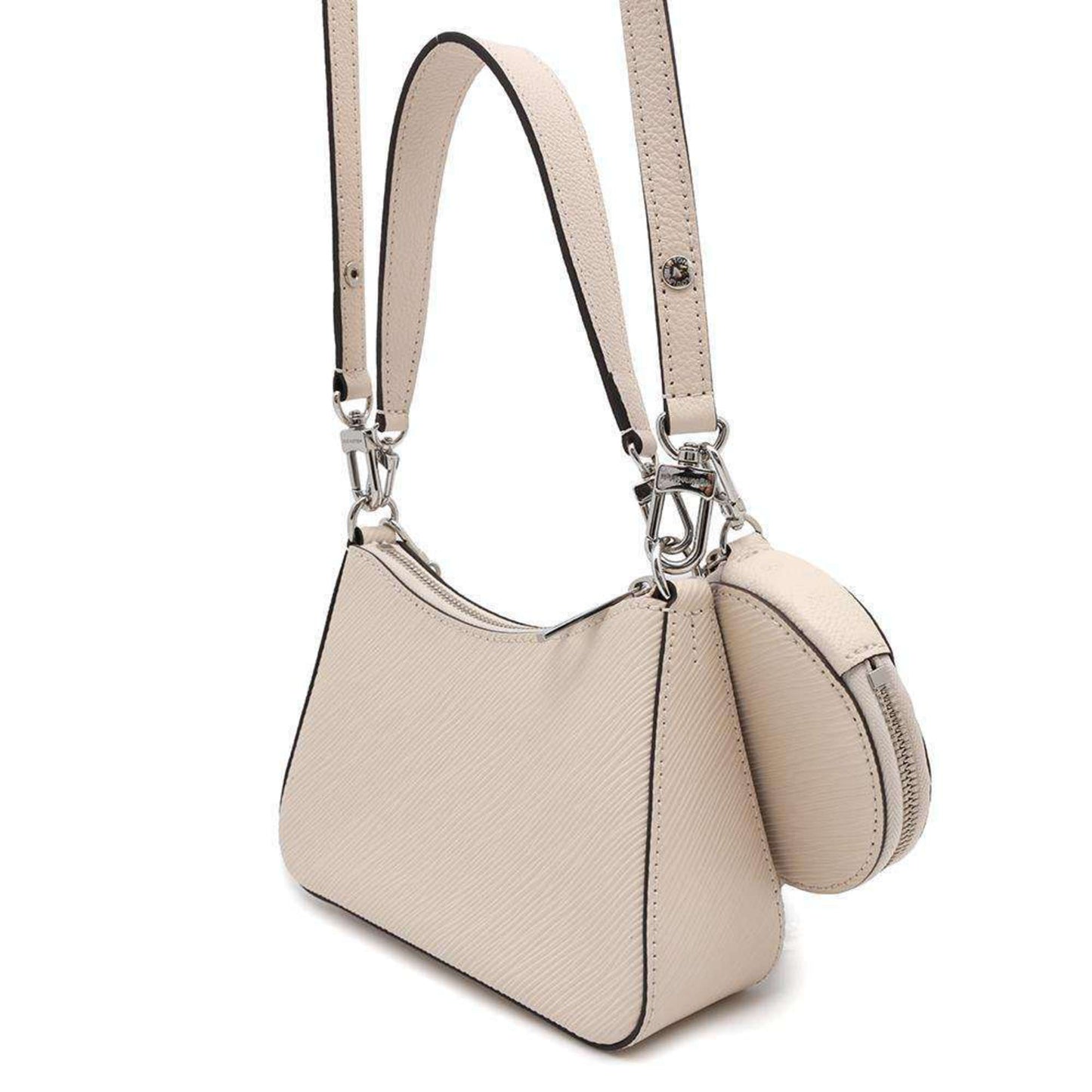 Louis Vuitton Epi Silver Epi Leather Handbag Shoulder Bag