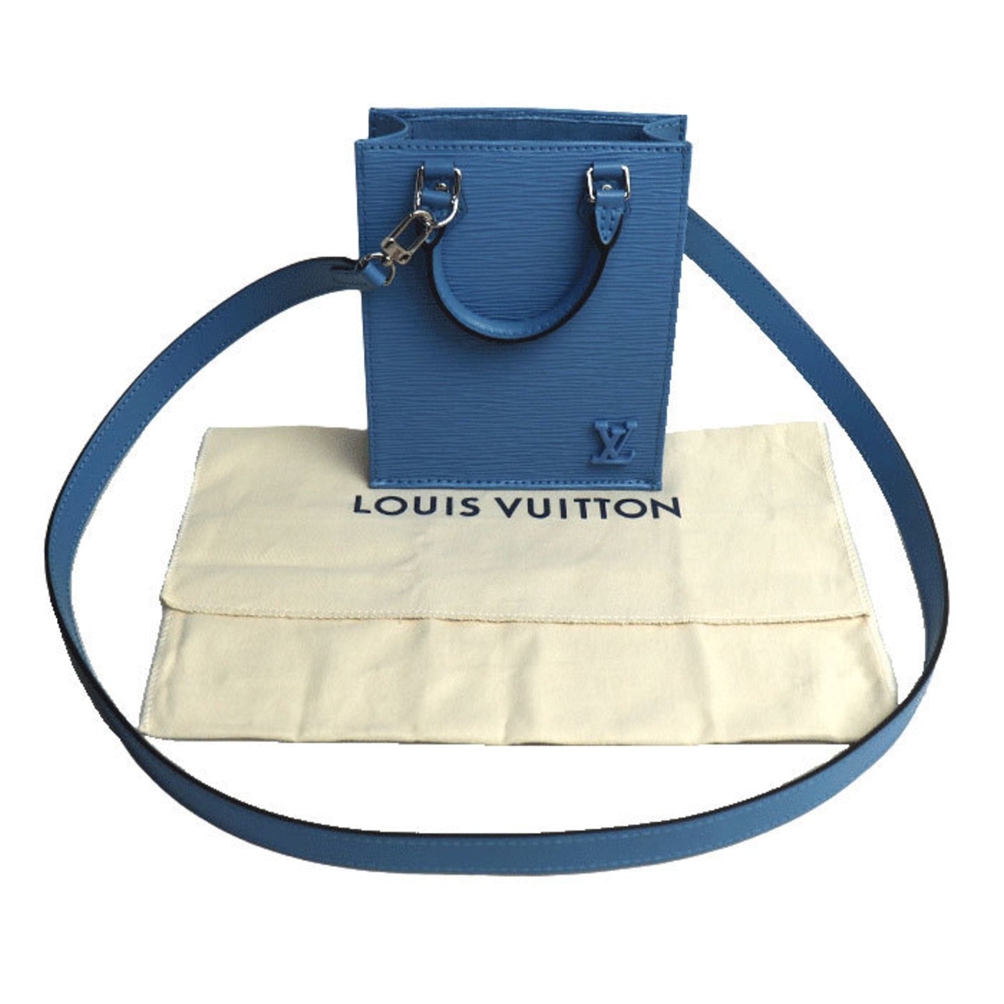 Louis Vuitton Blue Epi Leather Shoulder Bag