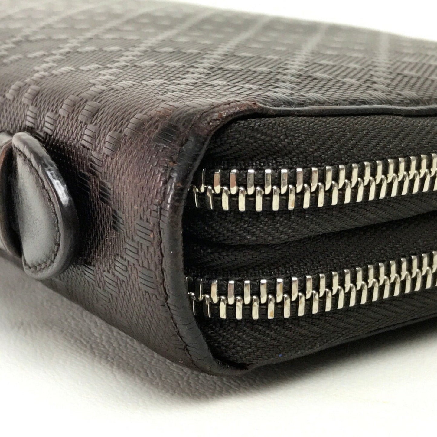 Gucci Dark Brown Leather Long Wallet (Bi-Fold)