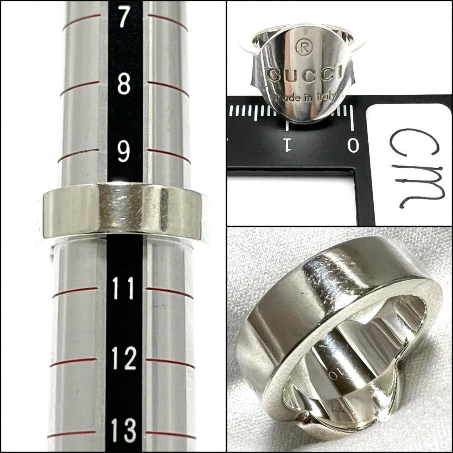 Gucci Silver Silver 925 Band Ring