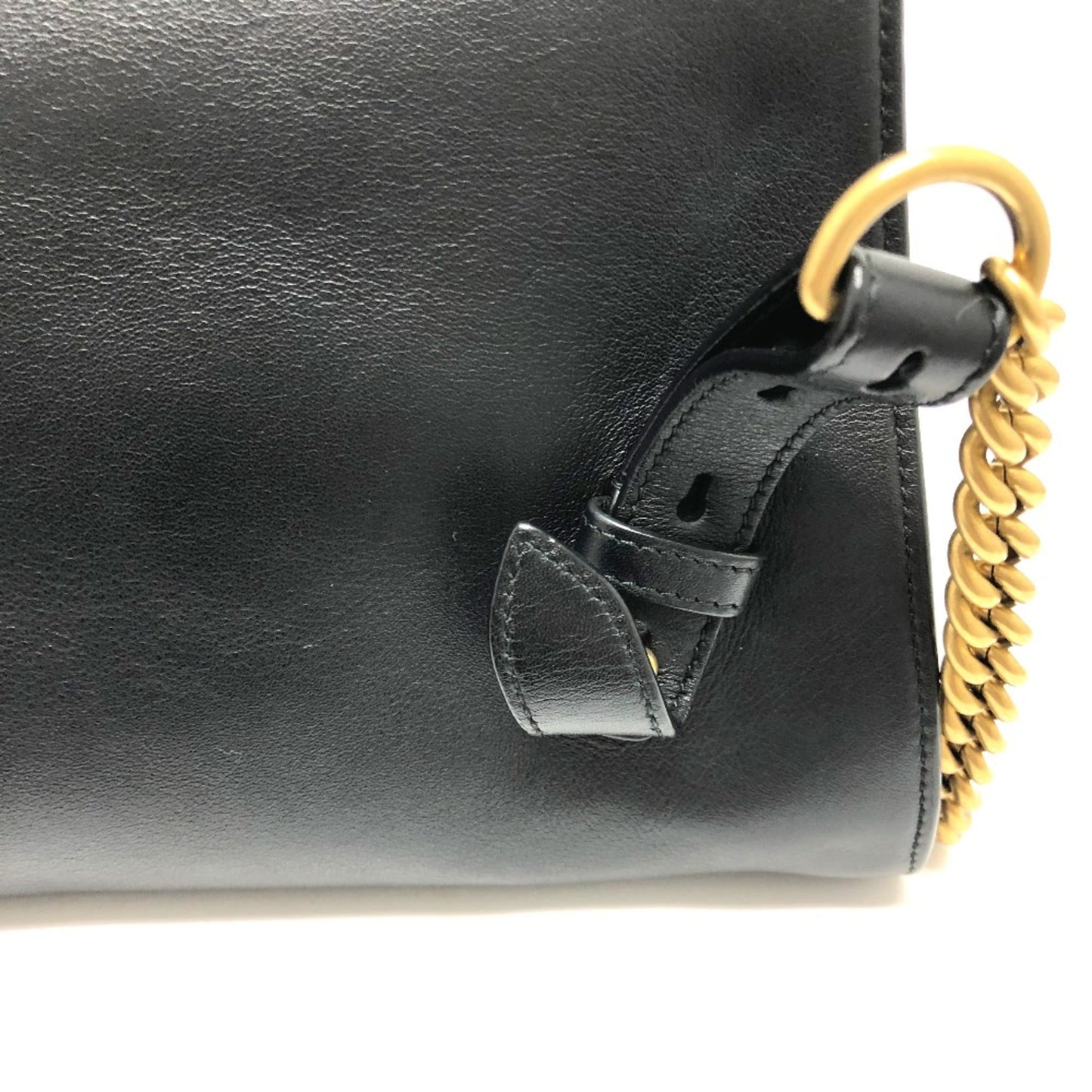 Gucci Black Leather Backpack