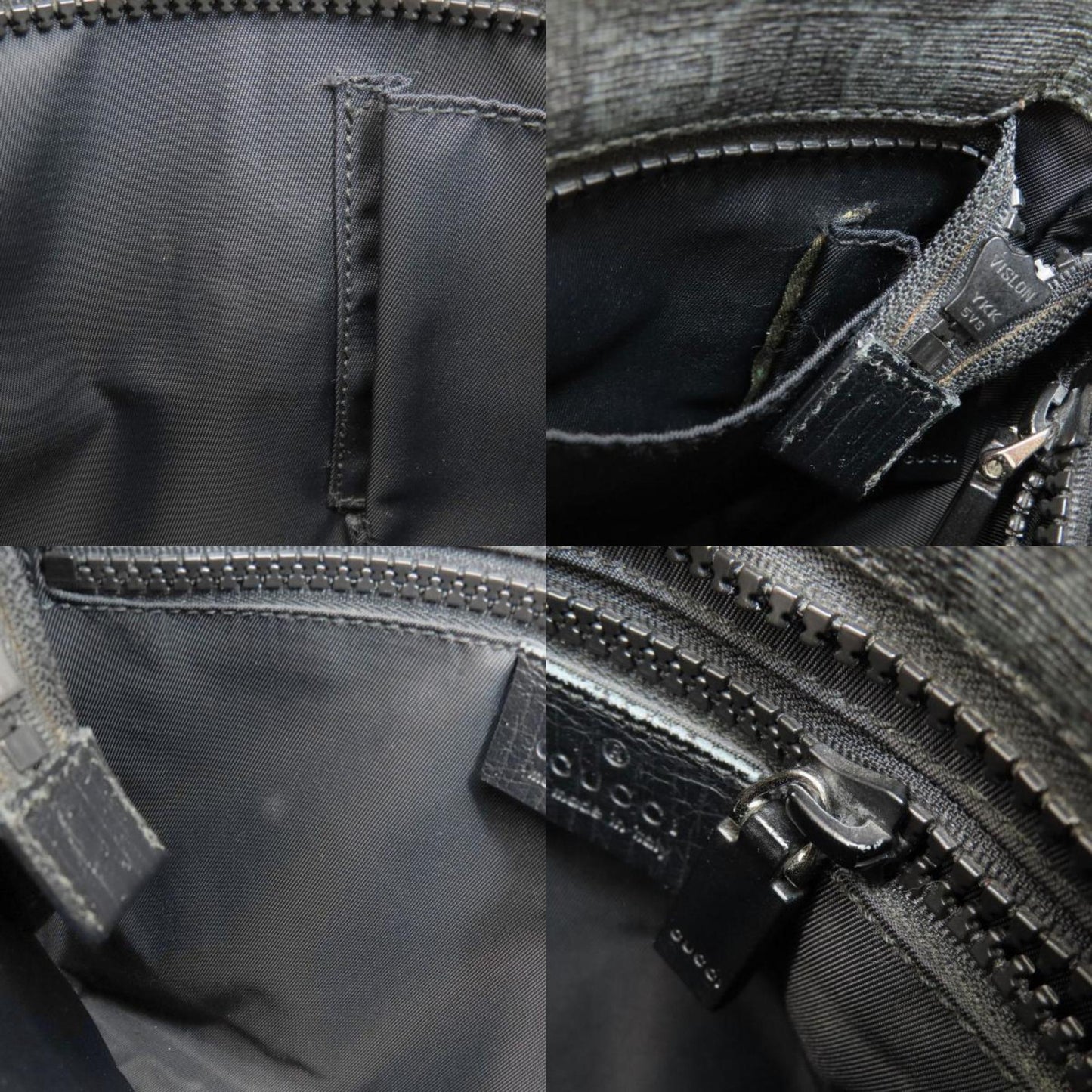 Gucci Black Pvc Shoulder Bag