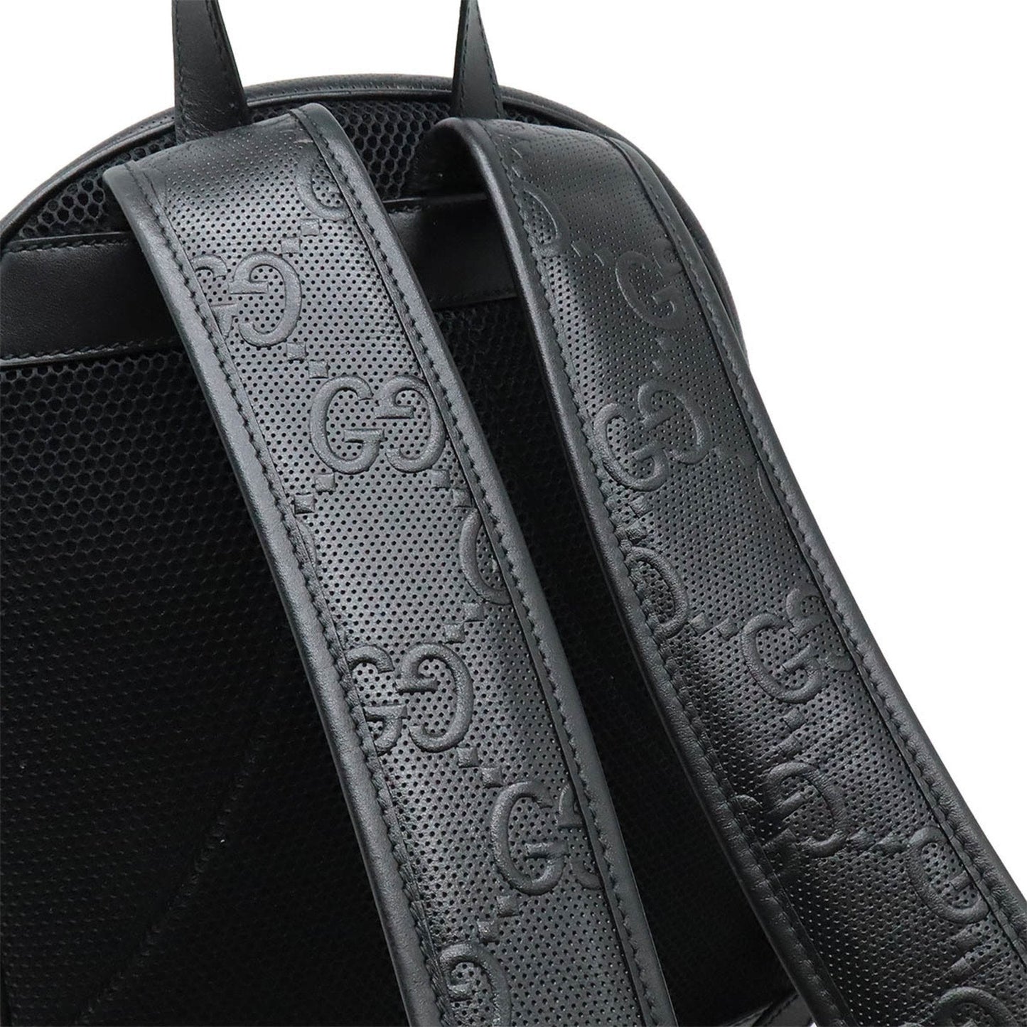 Gucci Black Leather Backpack