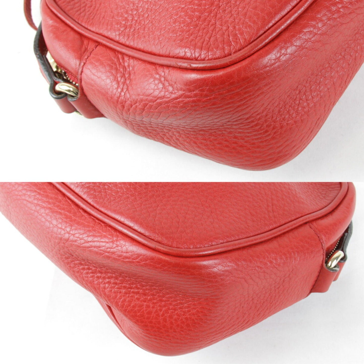 Gucci Red Color Leather Shoulder Bag